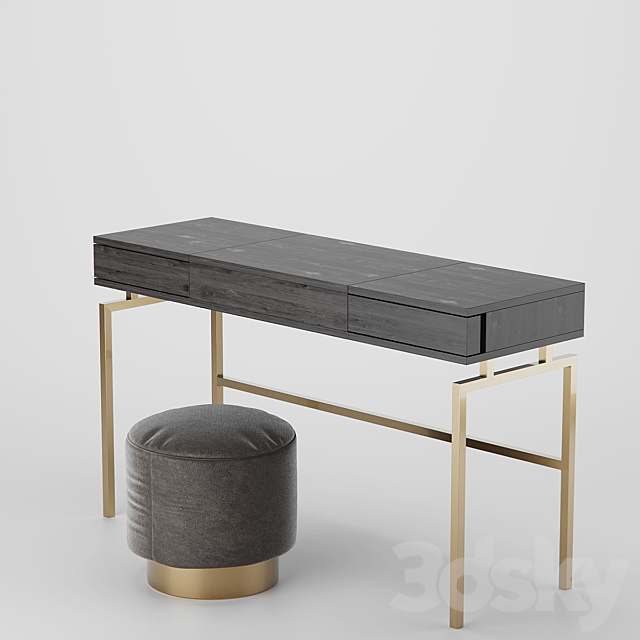 make up desk 3d