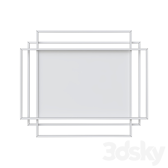 Mirror decoration No. 12 3d