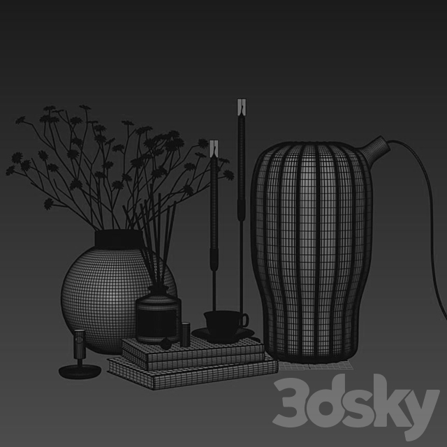 Decoration Set 010 3dskyfree