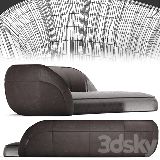 sofa Leon (Baxter) by Draga & Aurel 3d