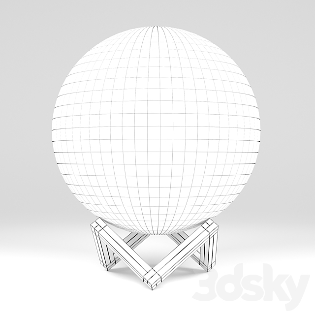 Moon lamp 3dsky