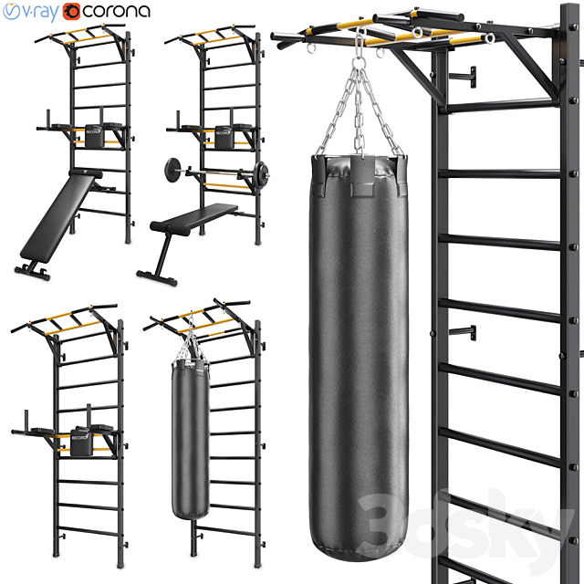 Record wall bars set Free Download