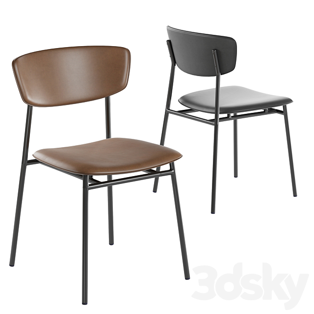 Calligaris Fifties chair barstool 3dsky