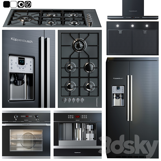 Kitchen appliance 1 3DSMax File - thumbnail 1