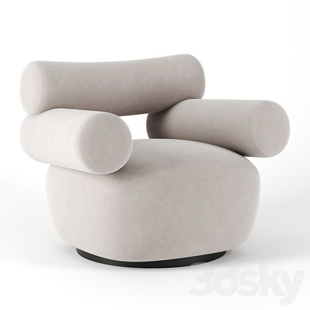 Mallow Lounge Chair Large by Labofa 3DSMax File - thumbnail 1