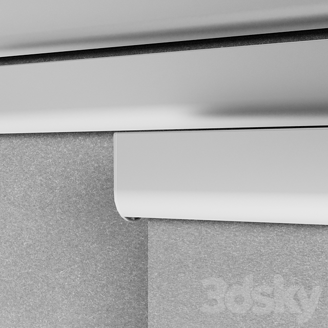 TRETUR. Ikea block-out roller blind 3d