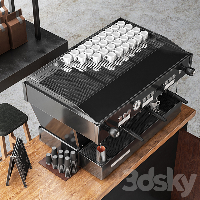 coffee shop 3dsky