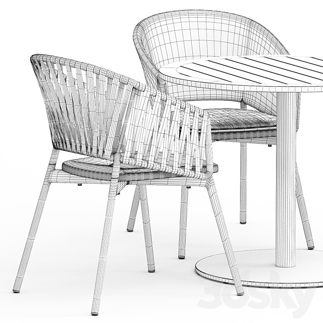STEM 003 table. PIPER 022. 122 by Roda 3dsky