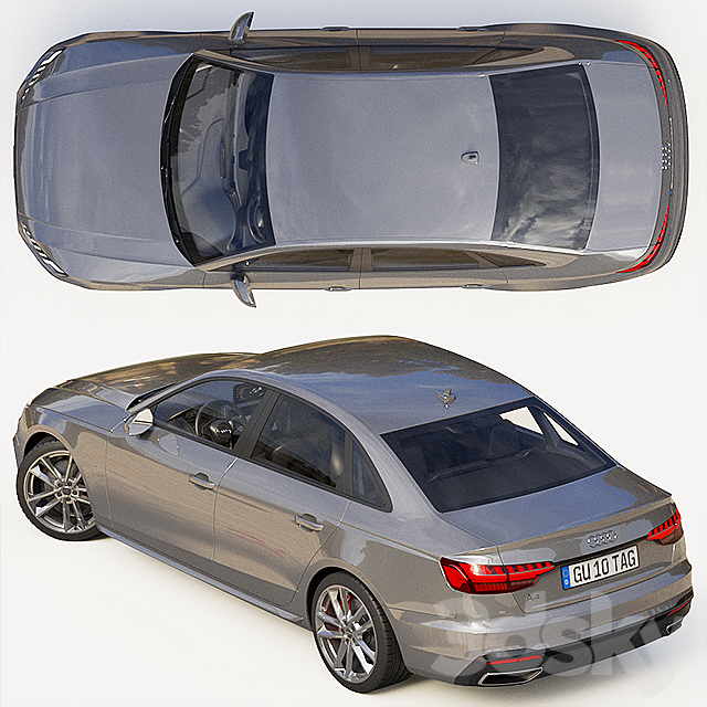Audi A4 Sedan S-Line 2020 3dsky