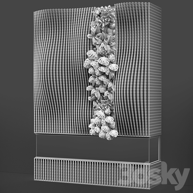 Fireplace modern 48 3dsky