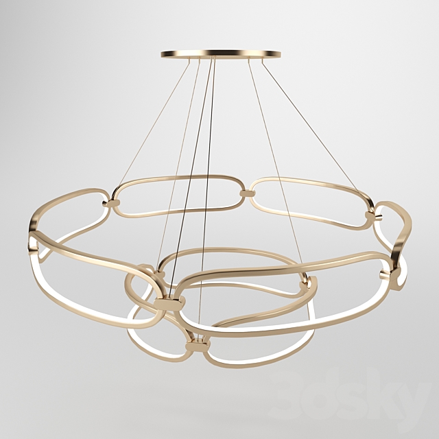 Modern gold series 3d