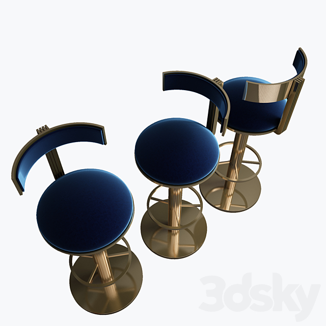 Bar Chair 3DSMax File - thumbnail 2