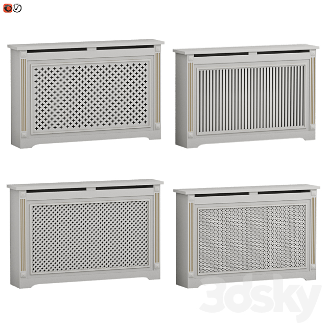 Decorative radiator screen set_04 Free Download
