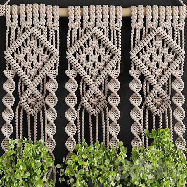 Macrame Planter 3dsky