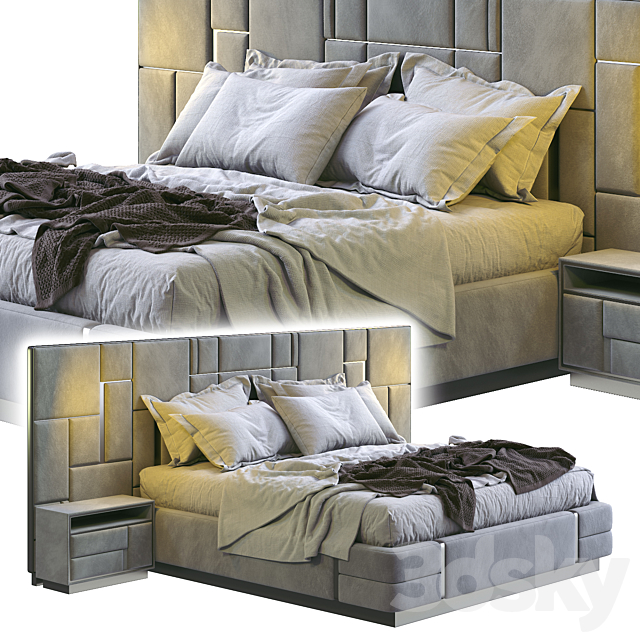 Visionnaire Bed Beloved 3DSMax File - thumbnail 2