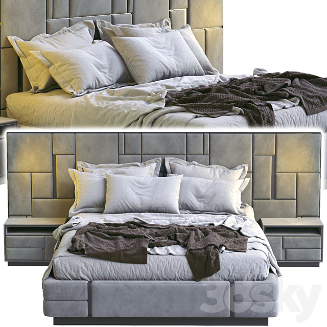 Visionnaire Bed Beloved 3DSMax File - thumbnail 4