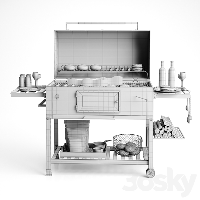 Barbecue 11 3dskyfree