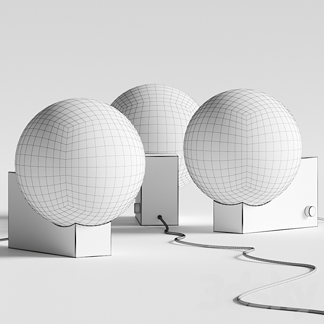 AndTradition Journey Table Lamps 3d