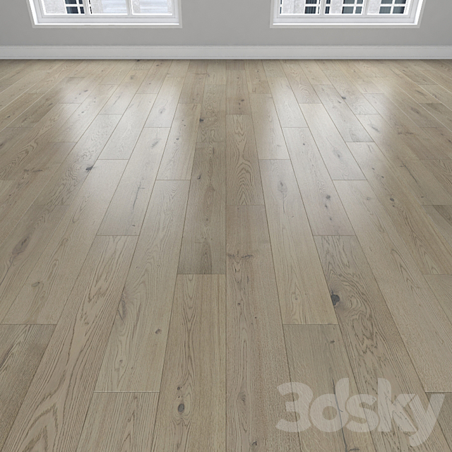 Parquet Oak. 3 types: herringbone. linear. chevron 3d