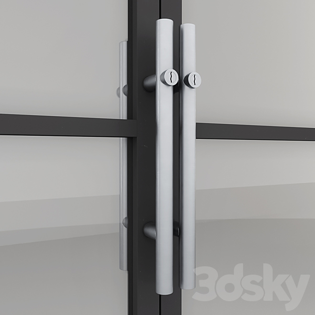Aluminum door 4 3dskyfree