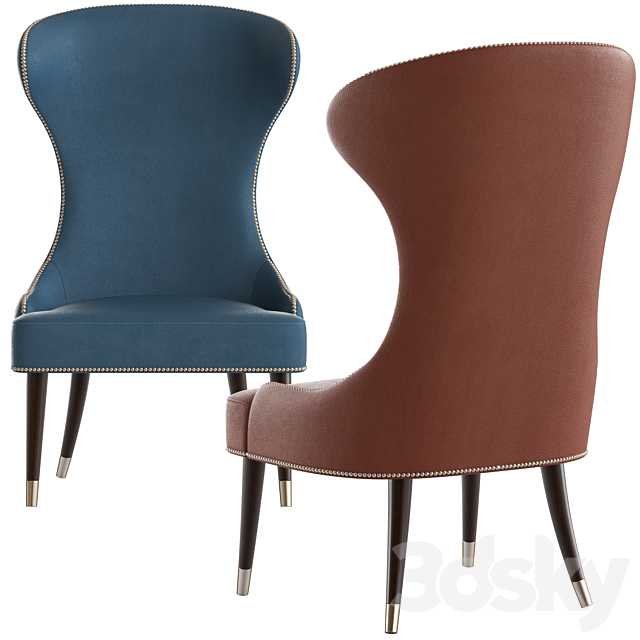Contract Chair Camelia Lounge Chair 3d