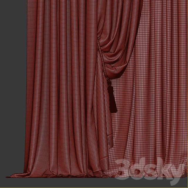 Curtain 704 3DSMax File - thumbnail 4