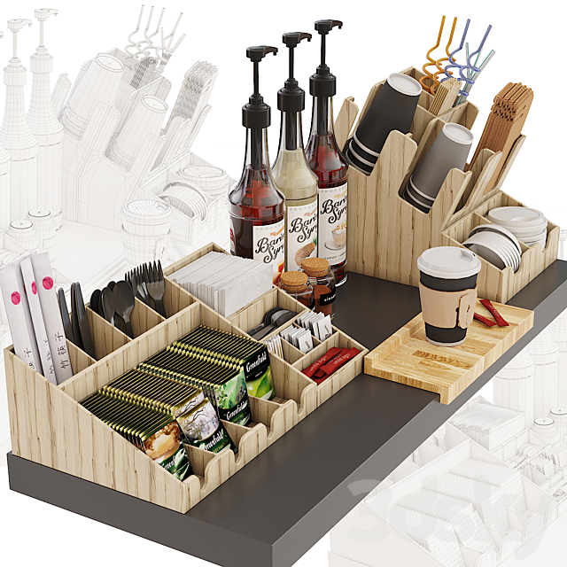 Catering holder 3d