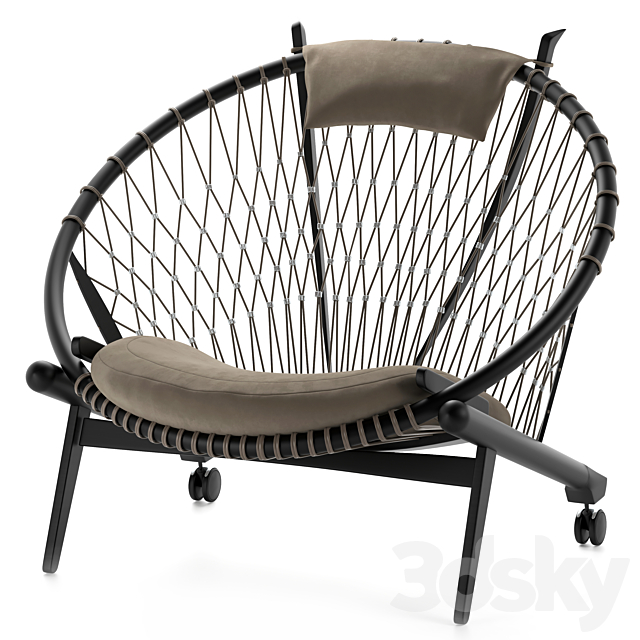 PP Mobler pp130 The Circle Chair 3DSMax File - thumbnail 1