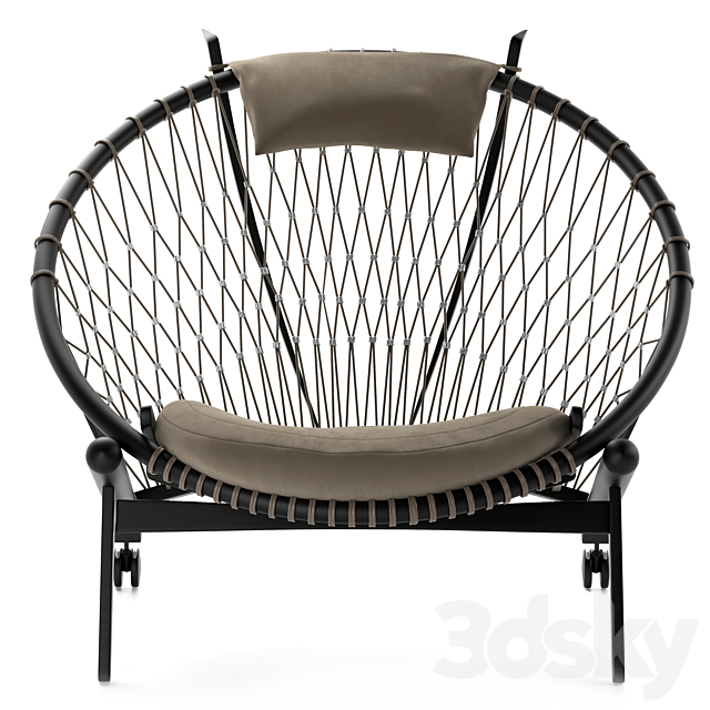 PP Mobler pp130 The Circle Chair 3DSMax File - thumbnail 2