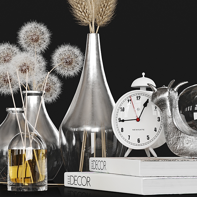 Decorative set with Dandelions 3dsky