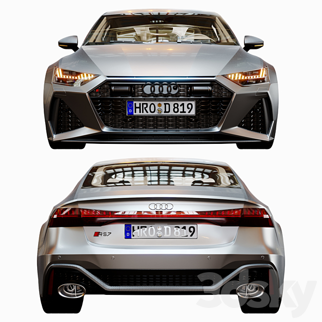 Audi RS7 Sportback 2020 3dsky