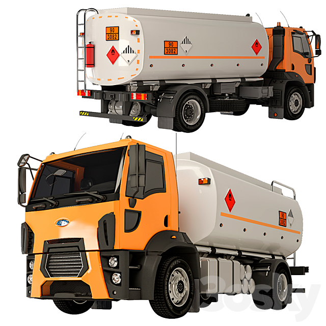 Ford Trucks 1833 DC cistern 3d