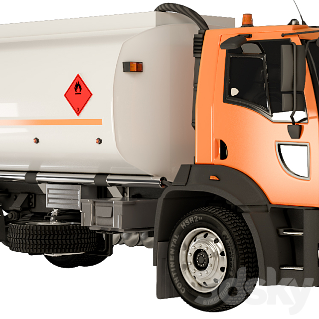 Ford Trucks 1833 DC cistern 3dmodel