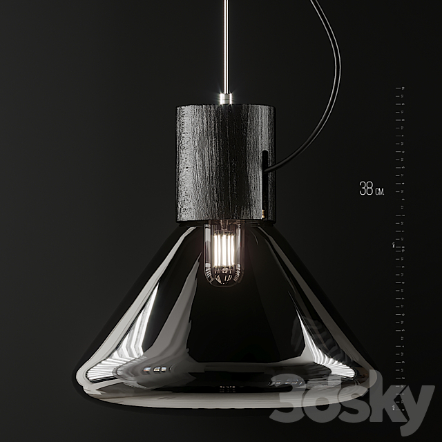 Muffin Small Pendant by Dan Yeffet 3dsky