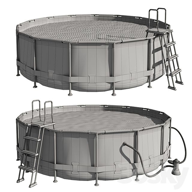 Swimming pool 3dsky
