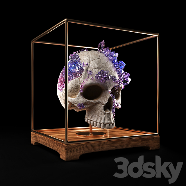 decorative mineral stones 3d