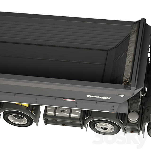 Ford Trucks 4142D DC dump truck 3dskyfree