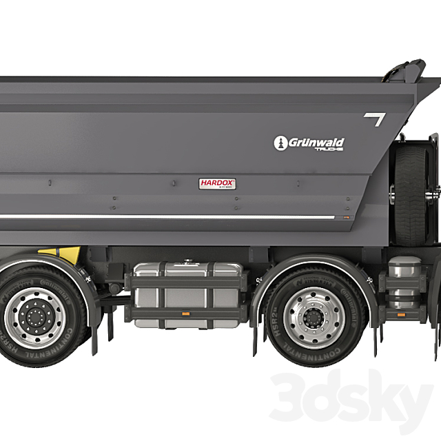 Ford Trucks 4142D DC dump truck 3dmodel