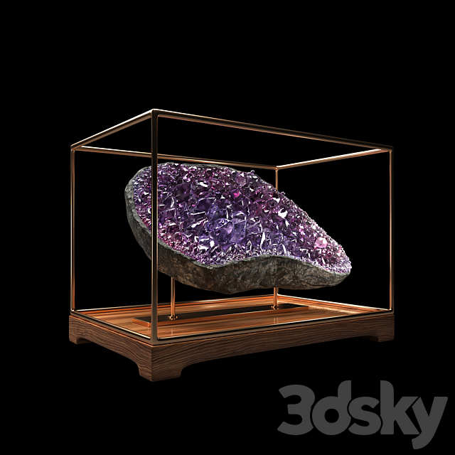 decorative mineral stones 3dsky