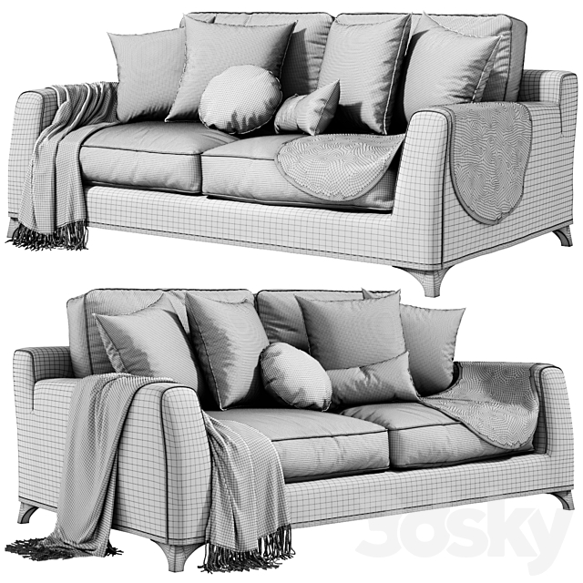 Mr Floyd Sofa by Bodema 3d