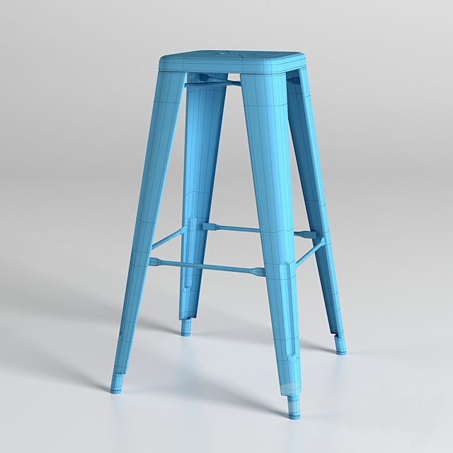 bar stool Tolix 3dsky