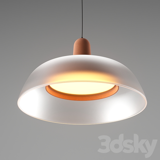 Terracotta Pendant Lamps by Mauricio Sanin 3DSMax File - thumbnail 2