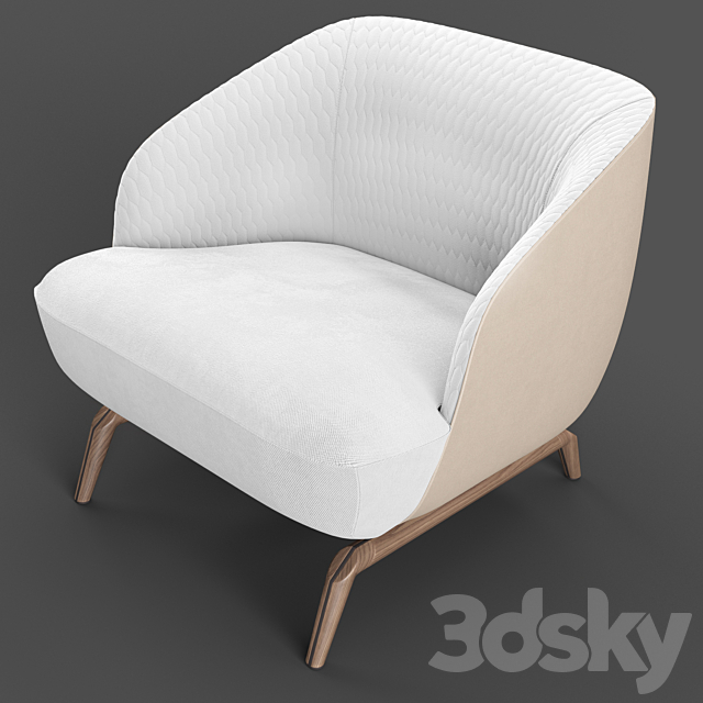 JANET | Armchair By Giorgetti 3DSMax File - thumbnail 2