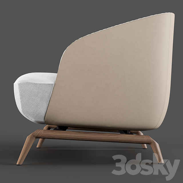 JANET | Armchair By Giorgetti 3DSMax File - thumbnail 3