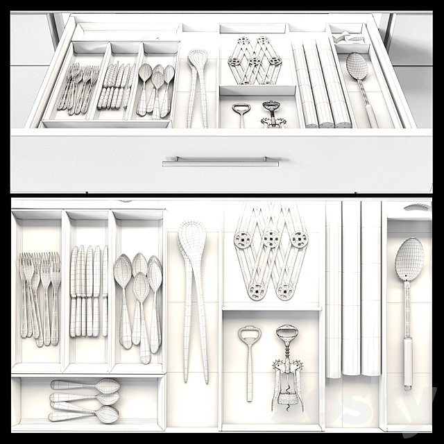 Kitchen case 3DSMax File - thumbnail 3