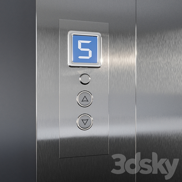 Passenger elevator-2 3dsky