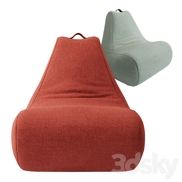 Indoor Bean Bag Chair 3DSMax File - thumbnail 1
