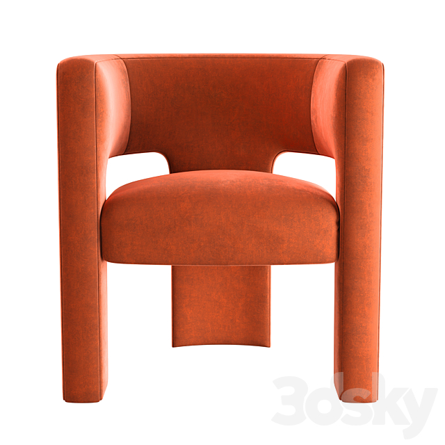 Crate and Barrel – Sculpt Chair 3DSMax File - thumbnail 2