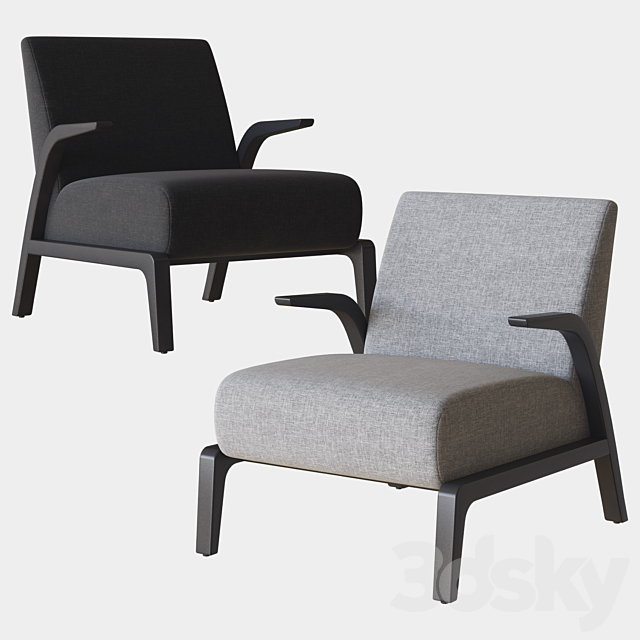 venus lounge chair camerich 3DSMax File - thumbnail 1