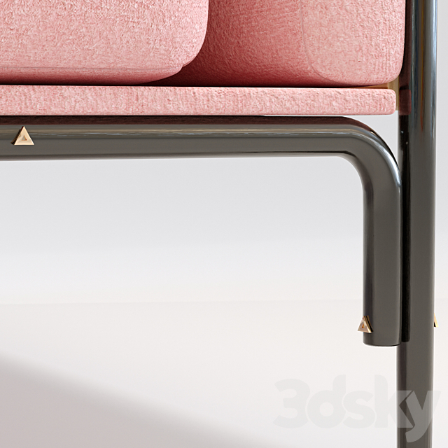 gold-pink-chair 3DSMax File - thumbnail 4